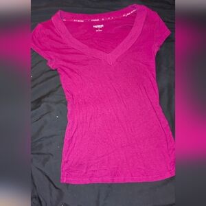 ⭐Women's V-Neck Pink Top